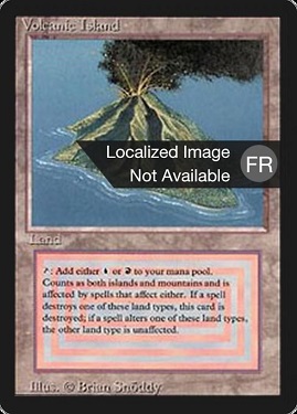 Volcanic Island Foreign Black -Bordered